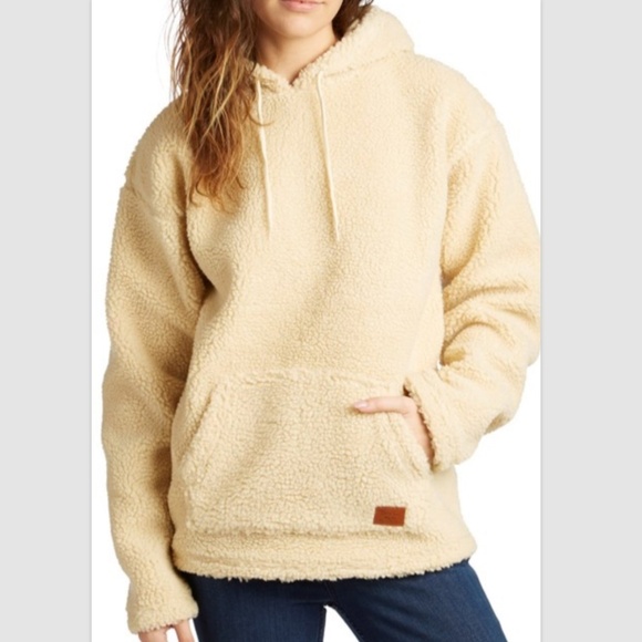 Brixton Cream Sherpa Hoodie - Picture 2 of 10